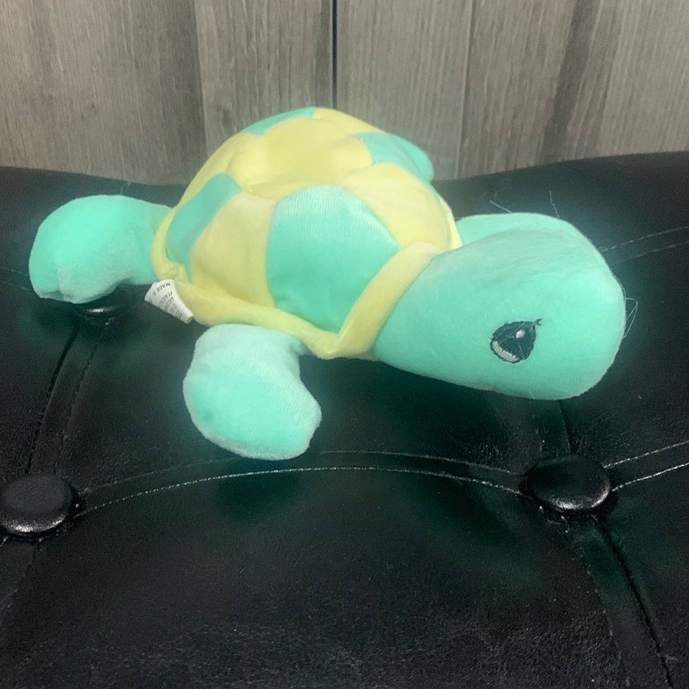 Precious Moments Tender Tails Baby Green Sea Turtle Plush Beanie Stuffed Toy